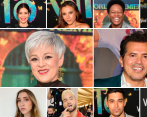 De arriba a abajo: Angie Cepeda, Carolina Gaitán, Mauro Castillo, Carlos Vives, María Cecilia Botero, John Leguizamo, Olga Lucía Vives, Maluma, Wilmer Valderrama y Diane Guerrero, algunas de las voces nacionales de Encanto. FOTOS Cortesía Disney y Colprensa
