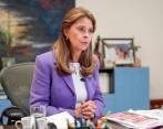 La vicepresidenta y canciller Marta Lucía Ramírez es una de las personas que lidera la misión que viajó a Estados Unidos para hablar de inversión en el país. FOTO Colprensa