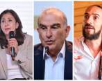 Ingrid Betancourt, Humberto de la Calle y Daniel Carvalho. FOTOS Colpresa y Camilo Suárez 