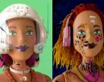 Dos de las muñecas de MetaDolls. FOTO Cortesía 