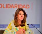 La canciller Marta Lucía Ramírez dijo que el vicecanciller Francisco Echeverri será el enviado a Haití. FOTO Colprensa