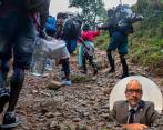 Eduardo Leblanc (detalle), defensor del Pueblo de Panamá, le pidió al gobierno colombiano que se adopten planes en conjunto para tratar la crisis migratoria en el Darién. FOTO MANUEL SALDARRIAGA