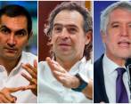 David Barguil, Federico Gutiérrez y Francisco Peñalosa FOTOS EL COLOMBIANO Y COLPRENSA