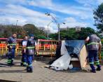 Los operativos para desmontar los cambuches se han hecho en 14 de las comunas de Medellín. FOTO: CORTESÍA