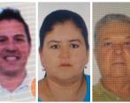 De izq. a der.: Iván Darío Zapata Sánchez, de 55 años; María Yolanda Daza Arcila, de 52, y Joaquín Alonso Calle Álvarez, de 77, las víctimas del accidente en la autopista Medellín-Bogotá. FOTOS: CORTESÍA
