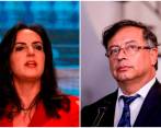 La senadora del Centro Democrático y el presidente de la República tienen marcadas diferencias políticas que los han llevado a confrontarse en varias oportunidades desde que ambos trabajaban en el Congreso. FOTOS: COLPRENSA 