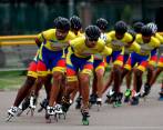 Los paisas Daniel Zapata y Pedro Causil son dos de las cartas fuertes que tiene el país para las pruebas de fondo y velocidad. FOTO cortesía fedepatin 