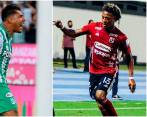 Jéfferson Duque (Nacional) y Jean Pineda (Medellín), dos jugadores destacados en la fecha 15 de la Liga colombiana. En la jornada 18 se encontrarán en el clásico antioqueño. FOTO cortesía dimayor