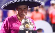 Rafael Nadal venció a Cameron Norrie de Gran Bretaña y se coronó campeón del Abierto de México celebrado en Acapulco. FOTO EFE