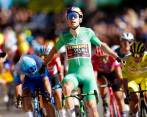 Wout Van Aert logro su octava fracción en su historial del Tour. FOTO: EFE
