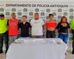 Los capturados pertenecería a la banda “La Balastra”, que obtenía rentas de hasta $80 millones al mes por sus actividades ilegales. FOTO: CORTESÍA POLICÍA