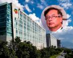 El presidente Gustavo Petro dio un espaldarazo a la medida de Bancolombia. FOTO JAIME PÉREZ