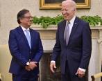 Esta fue la primera reunión oficial entre Gustavo Petro y Joe Biden. FOTO CORTESÍA PRESIDENCIA 