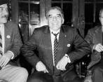 Manuel Mejía, Gabriel García Márquez y Juan Rulfo. Foto archivo familiar.