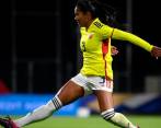 Daniela Arias integró la zaga defensiva de Colombia en suelo italiano. FOTO AFP