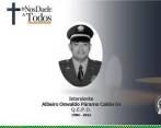 El intendente de la Policía fue asesinado cuando llegaba a su casa en el barrio Villa Samper en Villavicencio. FOTO: POLICÍA. 