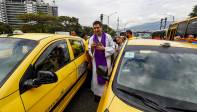 El párroco invitó a todos los paisas a vivir este tiempo de cuaresma en paz. Foto: MANUEL SALDARRIAGA QUINTERO.