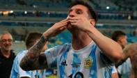 El primer título de Lionel Messi con el seleccionado de mayores. Foto: GettyImages