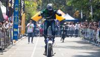  El evento deportivo contó con la presencia de Pablo Zapata: campeón nacional de esta disciplina. Foto: MANUEL SALDARRIAGA QUINTERO.
