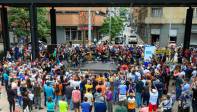 Los músicos comenzaron a las once en punto, a la hora pactada, un recital que se extendió durante una hora exacta. Foto: MANUEL SALDARRIAGA QUINTERO.