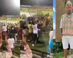 Los desmanes en el estadio ocurrieron después de que se acabara el partido entre los influencers. FOTO: Video Twitter @OutofcontextFPC e Instagram @la_liendraa