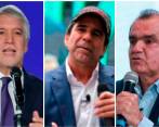 Enrique Peñalosa, Alejandro Char y Óscar Iván Zuluaga FOTOS COLPRENSA