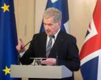 El presidente de Finlandia, Sauli Niinisto, emitió un comunicado junto a la primera ministra Sanna Marin en el que afirmaron que ser miembro de la OTAN reforzaría la seguridad de su país. FOTO EFE