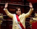 Dina Boluarte llegó al máximo cargo el pasado 7 de diciembre. Se convirtió en la primer mujer en ocupar la presidencia en la historia del país. Foto: EFE. 