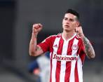 El colombiano se encuentra sin equipo tras su salida del Olympiacos de Grecia, se habla que podría llegar al Besiktas de Turquía. FOTO TOMADA @jamesdrodriguez