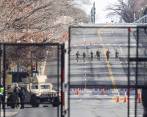 Unos 20.000 soldados de la Guardia Nacional y otras medidas de seguridad se desplegaron en Washington para asegurar el área del Capitolio en vísperas a la posesión del presidente electo de Estados Unidos, Joe Biden. Foto EFE