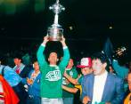 Atlético Nacional celebró en la ciudad de Bogotá su primer título en la Copa Libertadores. FOTO ARCHIVO EL COLOMBIANO. 