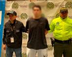Alias “Sebas” fue capturado en Sabaneta por sus presuntos vínculos con el grupo delincuencial Pachelly. FOTO: CORTESÍA