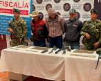 Esos alias “Trasnocho” y “Tomate”, presuntos disidentes de las Farc. FOTO: CORTESÍA.