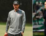 El técnico del DIM, David González, y el del Pereira, Alejandro Restrepo. FOTOS COLPRENSA 