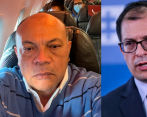 Luis Colmenares, padre de Andrés Colmenares y Francisco Barbosa, fiscal general. FOTO COLPRENSA Y @lcolmenaresr