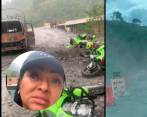 La caravana era escoltada por el Ejército y la Policía. Cubría la ruta Medellín-Urabá. FOTOS Captura de pantalla 