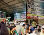 Los disidentes habían convicado, con anticipación, a su fiesta en un coliseo del Tambo, Cauca. FOTO CAPTURA DE PANTALLA 