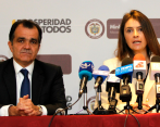 Óscar Iván Zuluaga y Paloma Valencia. Foto Colprensa