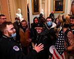 Fairlamb es el tercer condenado por los hechos ocurridos en el Capitolio, y el primero entre los que atacaron directamente a la Policía. Foto AFP