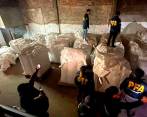 Los 1.600 kilos de cocaína fueron incautados en agosto pasado por las autoridades argentinas. FOTO CORTESÍA