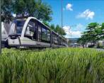 El metro ligero de la 80 recorrerá todo el costado occidental del Medellín. FOTO: CORTESÍA METRO