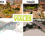 Los Intercambios viales que prometen mejorar la movilidad en el sur del Valle de Aburrá