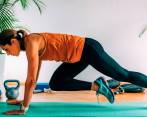 Salto estrella, abdominal bicicleta, escalador y burpees son alguno de los ejercicios que se pueden hacer en casa. Fotos Sstock.