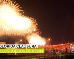 Así fue la colorida clausura de los Juegos de Pekín