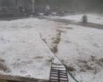 La nueva granizada ocurrió en el sector de Ríochico. FOTO: Cortesía Denuncias Antioquia