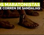 ¿Se imaginan correr una ultramaraton en sandalias? 