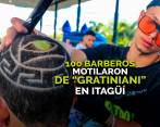 100 Barberos motilaron de “gratiniani” en Itagüí