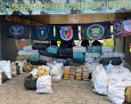 El cargamento incautado estaba avaluado en 18 millones de dólares. FOTO: CORTESÍA