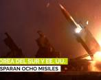 Corea del Sur y EE. UU. disparan ocho misiles en ejercicio militar conjunto