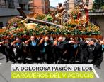 La dolorosa pasión de los cargueros del viacrucis